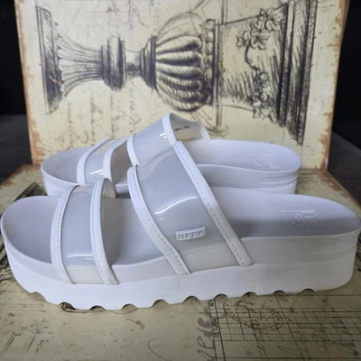 Женские сандалии Reef Cushion Vista Hi Energy размер 9 белые туфли B-24 (79,95)  - Изображение 1 из 4