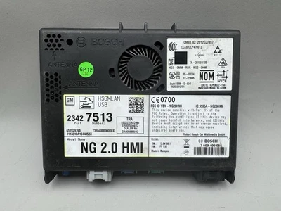 2014 CHEVY CORVETTE HMI CONTROLE DE INTERFACE MÁQUINA HUMANA FABRICANTE DE EQUIPAMENTO ORIGINAL #405 - Imagem 1 de 3