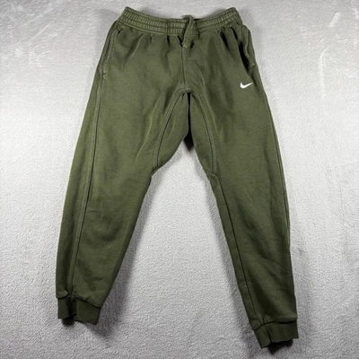 Nike Sportswear Club Fleece Women’s Small Green Joggers Sweatpants Gym Run #3536 - Image 1 of 4