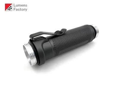 LUMENS FACTORY E2e Style 18650 Clipped Body. Surefire E Compatible. E2 E2e E2L E2D. HA3 Natural