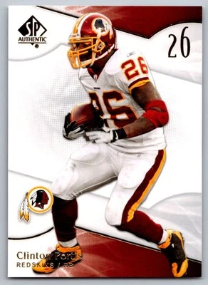 2009 SP Authentic Clinton Portis Washington Redskins #13 - Image 1 of 2