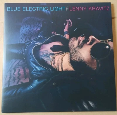 LENNY KRAVITZ - Blue Electric Light (COLOR VINYL 2xLP) SIGNED Art Card. Rare - Image 1 of 4