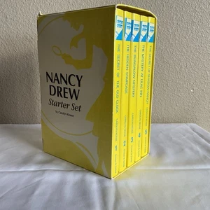 Nancy Drew Starter Box Set Of 1-5 Carolyn Keene Mysteries 2012 With Box - Picture 1 of 12