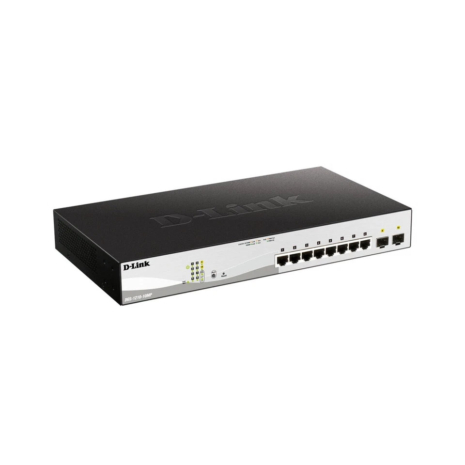 *NEW* D-LINK DGS-1210-10MP Smart Managed 10-Port PoE Gigabit Switch with 130W... - Image 1 of 1