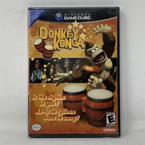 Donkey Konga Nintendo GameCube Sealed - Picture 1 of 6