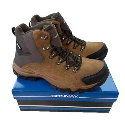 Donnay Wildleder wasserdichte Wanderschuhe braun Herren Größe UK 10