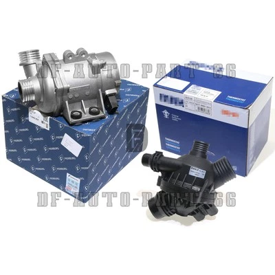 OEM Electric Water Pump +Thermostat Kit For BMW 328i 528i 530xi 525xi X3 X5 US - Image 1 of 4