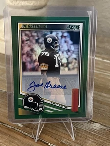 2025 Score Joe Greene Auto /6 Pittsburgh Steelers AUTO! HOF - Bild 1 von 2