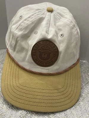 Gorra de béisbol Smokey Bear Fire camping senderos forestales ajustable acento de cuerda trasera Foto 1 de 4