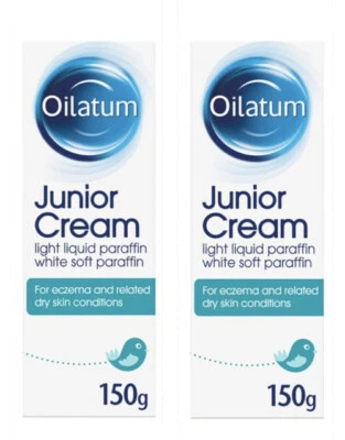 Crema Oilatum Junior para el eccema y estado de piel seca relacionado para niños 2x 150 ml Foto 1 de 4