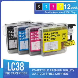 12x Ink for Brother LC38 LC67 DCP 145C 165C 185C MFC 790CW 250C Cartridges  - Picture 1 of 1