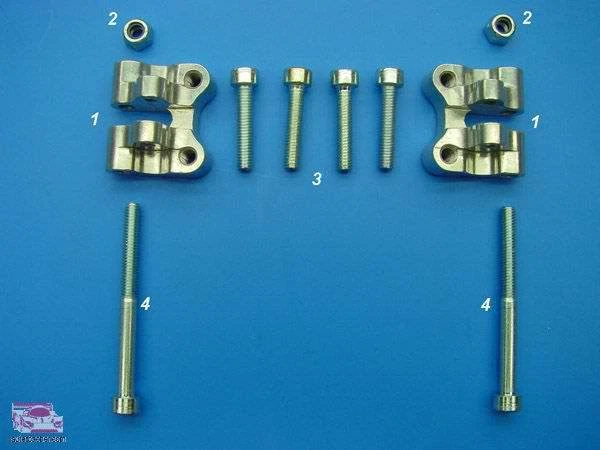 Lauterbacher Alu-Stoßdämpferhalter für FG Monster Querlenker vorne unten. - Bild 1 von 1