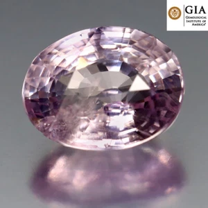 GIA Certified 3.06 ct Oval (9 x 7 mm) Unheated Natural Purplish Pink Sapphire - Picture 1 of 3
