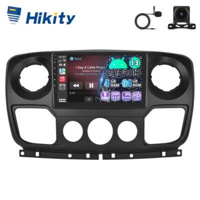 CarPlay Autoradio Für Opel Movano B Renault Master 3 mit GPS Navi Kamera 4+64GB - Bild 1 von 4