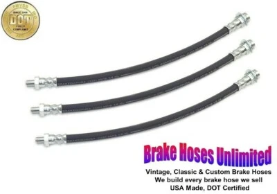 BRAKE HOSE SET Hudson Commodore Six & Eight 1948 1949 1950 1951 - Image 1 of 2