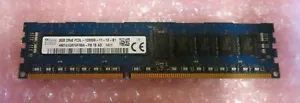 SK Hynix HMT41GR7AFR8A-PB 8GB PC3-12800 DDR3 ECC CL11 240P DIMM 1.35V Memory - Picture 1 of 3