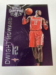 2014-15 PANINI  TOTALLY CERTIFIED BASKETBALL DWIGHT HOWARD PURPLE INSERT CARD/49