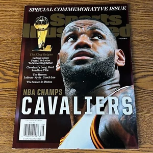 Sports Illustrated Magazine 2016 LeBron James NBA Champions CLEVELAND CAVALIERS - Picture 1 of 11