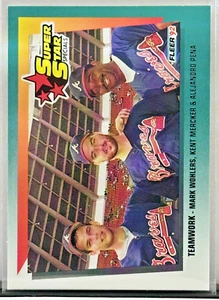 1992 Fleer #700 Super Star Specials Mark Wohlers, Kent Mercker, Alejandro Pena - Picture 1 of 3