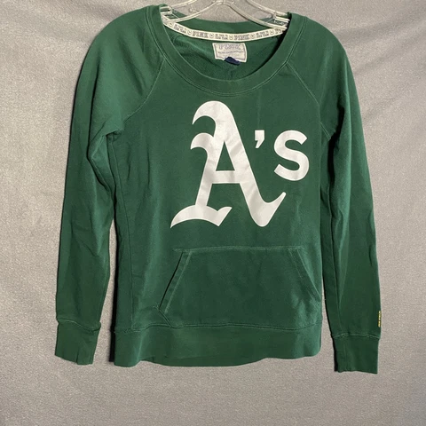oakland athletics Sweater Victorias Secret Medium M Green As Fitted Slim Nbl Td Cover