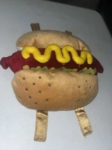 Hot Dog Dress Up Pet Costume Halloween Party Outfit Clothes Sausage Xs X Small - Picture 1 of 5