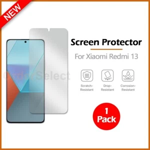 LCD Ultra Clear HD Screen Shield Protector for Android Phone Xiaomi Redmi 13 - Picture 1 of 4