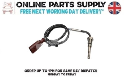 Sensore Temperatura Gas Scarico Per Skoda Fabia 2 Combi Rapid Spaceback Roomster - Immagine 1 di 4