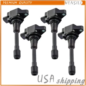 4Pcs Ignition Coil For Nissan NV200 Rogue Versa Infiniti M56 22448-JA00C UF549 - Foto 1 di 8