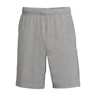 Athletic Works Men?S Gray Drawstring Tie 8.5'' Fleece Sweat Shorts: 2Xl-3Xl