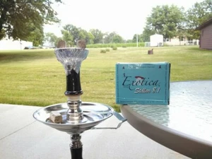 6 x 75pc Exotica Stellar 8.1 Natural Bamboo Scored Hookah Shisha Charcoal Boxes - Picture 1 of 3
