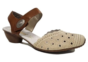 Rieker Evening Sandals Womens Easy Fasten Summer Shoes Wedding Sandals 3 4 5 6 7 - Picture 1 of 1