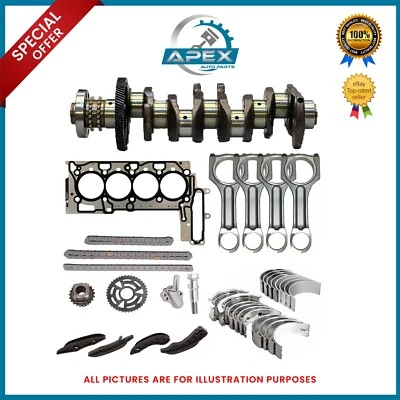 BMW N47 N47D20 Alliage Acier Vilebrequin Avec Moteur Rebuild Kit 2.0 Diesel F36 - Image 1 of 4