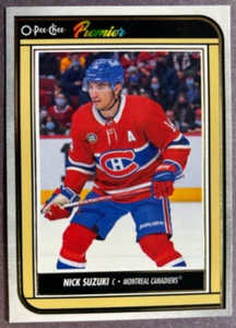 2022-23 O-Pee-Chee Premier #P-48 Nick Suzuki Montreal Canadiens - Imagen 1 de 1