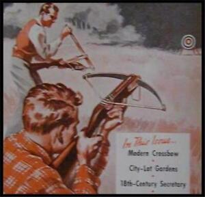Build a Crossbow Powerful 1940 HowTo build PLANS Auto Spring bow