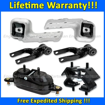 K1743 Motor & Transmission Mount Set 6x For 1997-2005 Chevrolet Venture 3.4L FWD - Image 1 of 4
