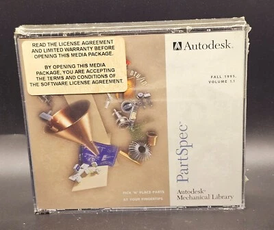 Autodesk Mechanical Library PartSpec Fall 1995, Volume 1.1 - Image 1 of 2