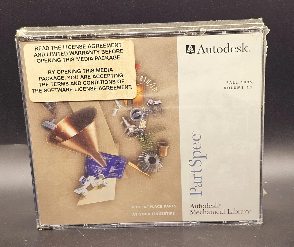 Autodesk Mechanical Library PartSpec Fall 1995, Volume 1.1 - Image 1 of 2