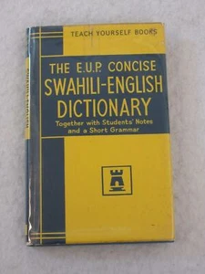 EUP CONCISE SWAHILI-ENGLISH DICTIONARY DV Perrott Teach Yourselves Books 1965 - Picture 1 of 9