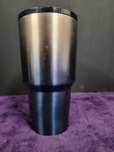 aladdin 30oz Two-Toned (Silver/Dark Blue) Insulated Travel Mug