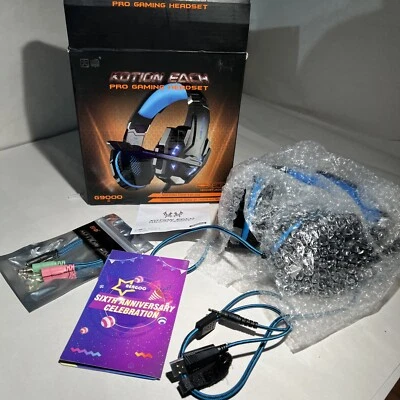 Gaming Headset Stereo Surround Headphone Noise Cancellation W/Mic For PS4 One/PC - Image 1 of 4