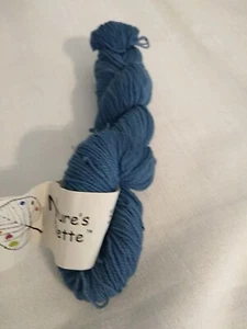 Hand Jive Nature's Palette Yarn 100% Merino Wool Color 109 Blue Fingering Weight - Picture 1 of 5