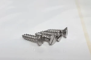 Steve Neville Slotted Screws (Stainless Steel) Pack of 4 - Picture 1 of 2