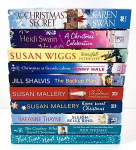 Lot Of 10 Christmas Romance Trade PB Books This Time Next Year Christmas Secret - Picture 1 of 8