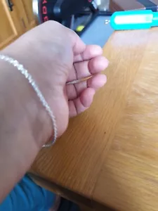 Brazalete Belcher 19 CM 1,5 g genuino plata esterlina 925 eslabones 7,5 pulgadas - Imagen 1 de 10
