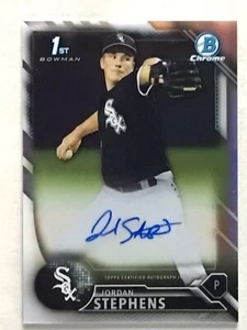 2016 Bowman Chrome Prospects Jordan Stephens Autograph #CPA-JOS Refractor /499 - Picture 1 of 2
