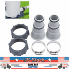 2pc Intex Hose Adapter Pool Filter Pump Parts Conversion Fitting Kit Replacement