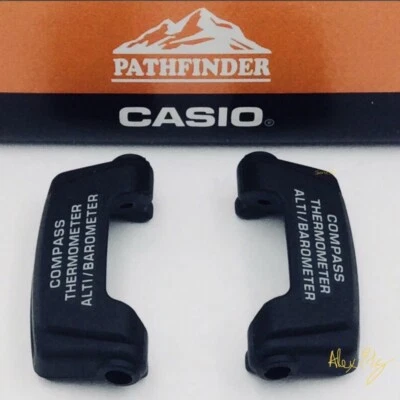 2x Original CASIO Pathfinder PAG-240 PRG-130 PAW-1500 Cubierta Enlace 12 horas Foto 1 de 4