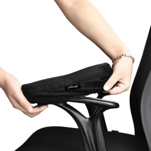 Ergonomic Memory Foam Office Chair Armrest Pads, Comfy Gaming Chair Arm Rest Cov - Picture 1 of 12