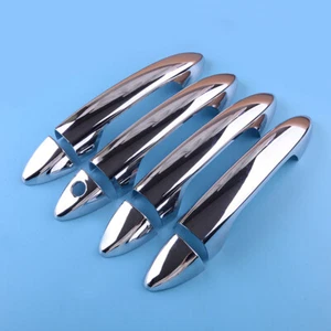 Chrome Side Door Handle Cover Trims Fit For Honda Pilot 2016-2021 - Foto 1 di 5
