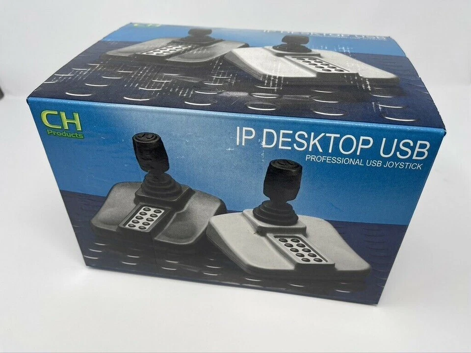 NEW Apem CH Products IPD Desktop USB PTZ Controller Joystick CCTV 12 Butt 3 Axis - Image 1 of 4
